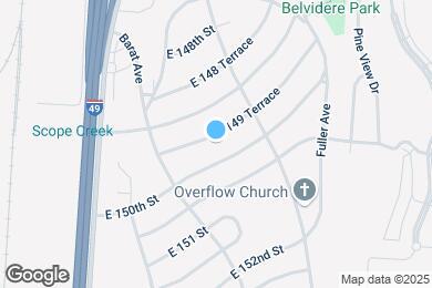 Map image of the property - 6109 E 149 Terrace