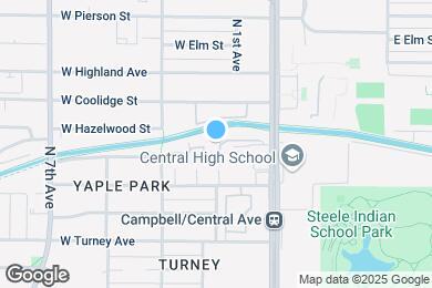 Map image of the property - 10 W Minnezona Ave