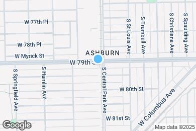Map image of the property - 3601 W 79th St
