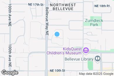 Map image of the property - 1280 Bellevue Way NE
