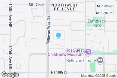 Map image of the property - 1336 Bellevue Way NE
