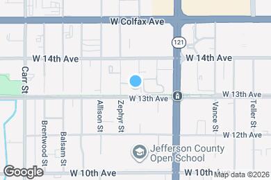 Map image of the property - 1330 Zephyr St