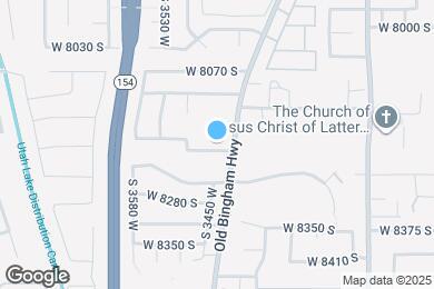 Map image of the property - 3448 W 8200 S