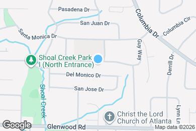 Map image of the property - 1797 San Gabriel Ave