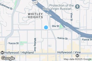 Map image of the property - 1849 Wilcox Ave