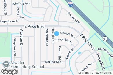 Map image of the property - 5526 Lavender Ave