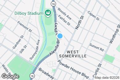 Map image of the property - 299 Alewife Brook Pkwy