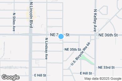 Map image of the property - 745 E Eubanks St