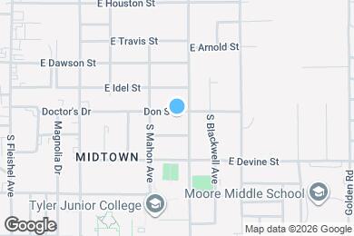 Map image of the property - 1529 E Don St