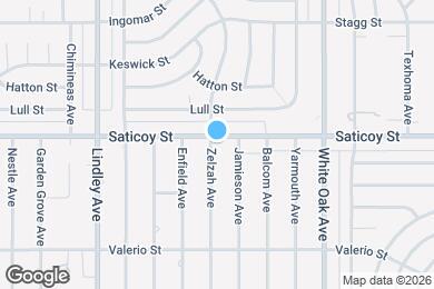 Map image of the property - 17852 Saticoy St