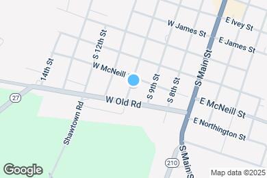 Map image of the property - 1305 S 10th St