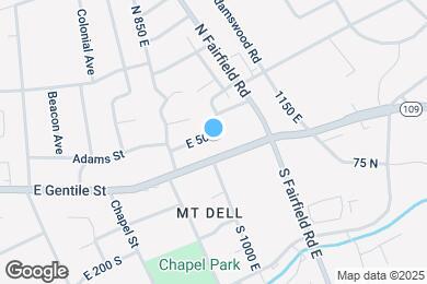 Map image of the property - 1011 E Gentile St