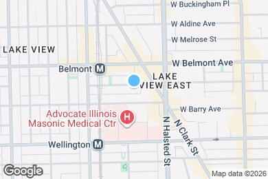 Map image of the property - 851 W Fletcher St