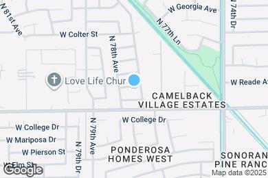 Map image of the property - 7727 W Reade Ave