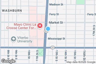 Map image of the property - 801 West Ave S