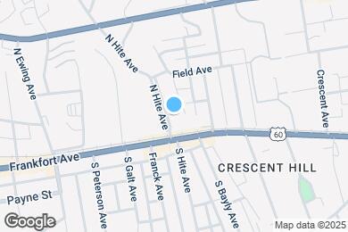 Map image of the property - 115 N Hite Ave