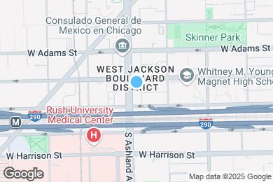 Map image of the property - 315 S Ashland Ave