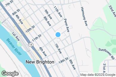 Map image of the property - 718 12th St