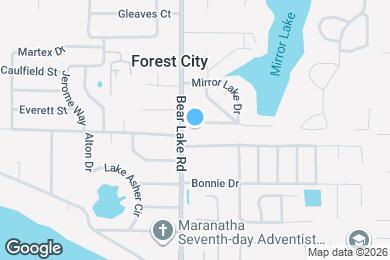 Map image of the property - Nice 3 bedroom 2 bathroom House In Apopka