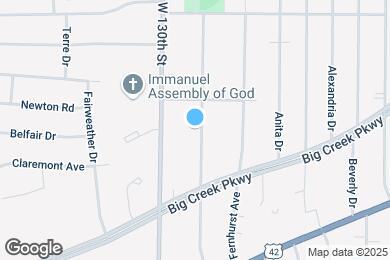 Map image of the property - 6536 Lawnwood Ave