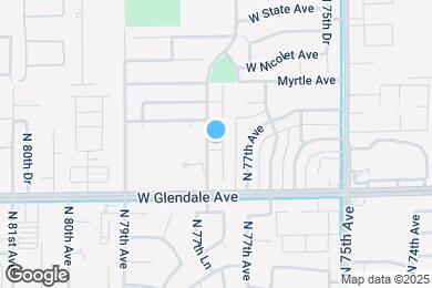 Map image of the property - 7106 N 77th Dr