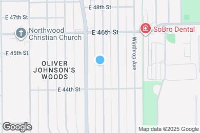 Map image of the property - 4452 Carrollton Ave