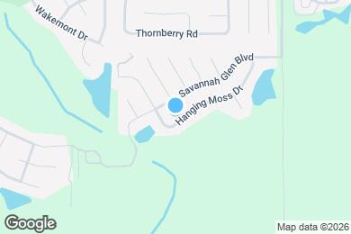 Map image of the property - 4316 Hanging Moss Dr
