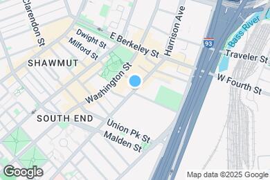 Map image of the property - 341 Harrison Ave