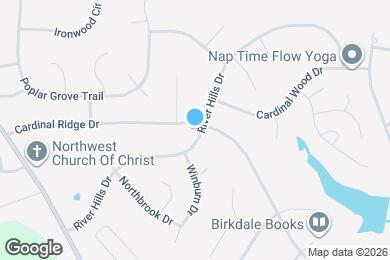Map image of the property - 6700 River Hills Dr