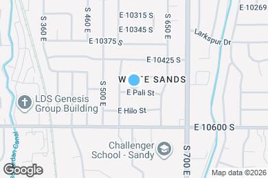 Map image of the property - 593 E Pali St
