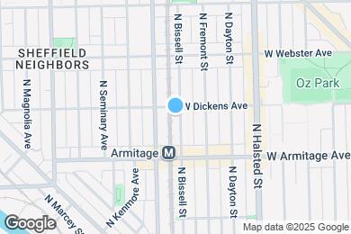 Map image of the property - 2050 N Bissell St