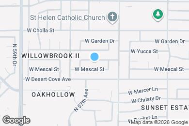 Map image of the property - 5553 W Shangri-la Rd