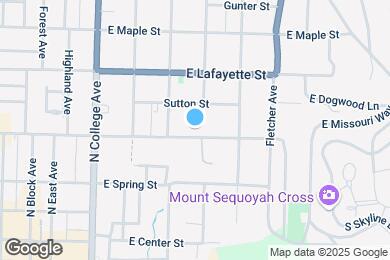 Map image of the property - 318 E Dickson St