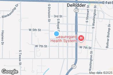 Map image of the property - 511 S Royal St