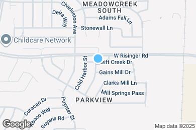Map image of the property - 2721 Swift Creek Dr