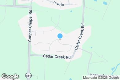 Map image of the property - 8301 Independence School Rd