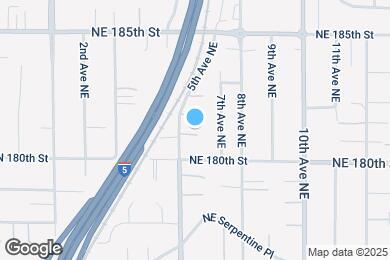 Map image of the property - 18032 5th Ave NE