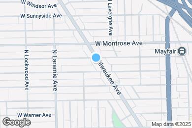 Map image of the property - 4322 N Milwaukee Ave