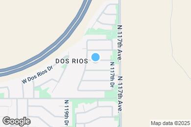 Map image of the property - 11809 W Dos Rios Dr