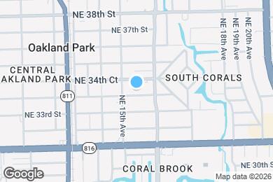 Map image of the property - 1547 NE 34th St