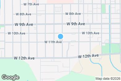 Map image of the property - 1022 S Stanley St