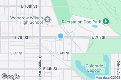 Map image of the property - 4626 E 7th St