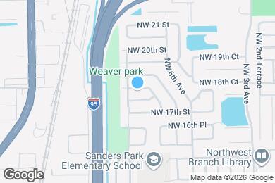 Map image of the property - 730 NW 18th St