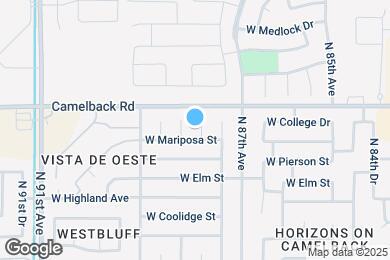 Map image of the property - 4832 N 87th Ln