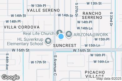 Map image of the property - 833 S Avenue A