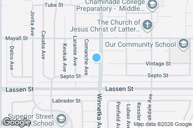 Map image of the property - 20110 Vintage St