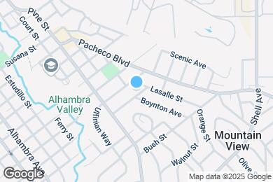 Map image of the property - 1361 Gregory Ave