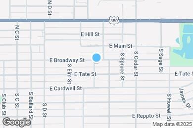 Map image of the property - 1212 E Broadway St
