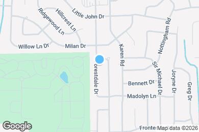 Map image of the property - 711 Forestdale Dr