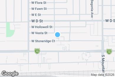 Map image of the property - 1356 W Stoneridge Ct